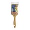Pro Art 3” Hog Bristle Paint Brush – Durable Natural Bristle Brush for Broad Washes, Gesso & More, Copper Ferrule, Ideal for Craft Painting & Acrylics